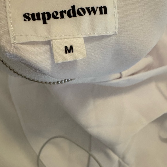 Superdown White Ruffle One-Shoulder Top - Picture 3 of 3